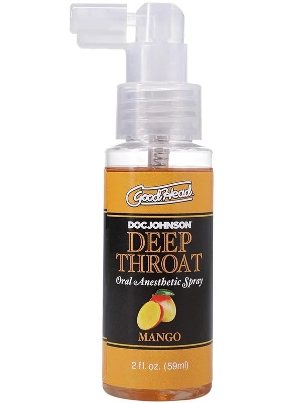 Goodhead Deep Throat Oral Anesthetic Spray – Mango