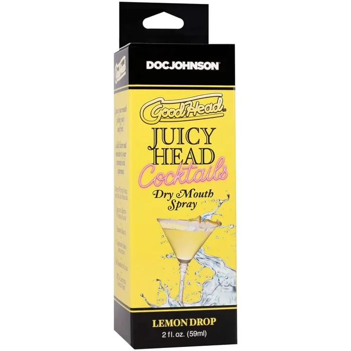 Goodhead Juicy Head Cocktails Dry Mouth Spray Lemon Drop 2 Oz