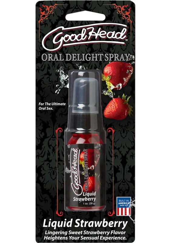 GoodHead Oral Delights Spray Strawberry 1 Oz