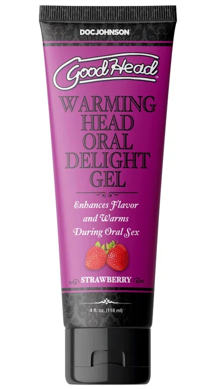 Goodhead Warming Oral Delight Gel Strawberry Flavor 4 Oz