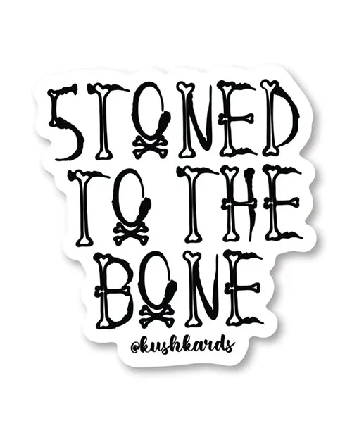 Halloween Stoned to the Bone Sticker – Pack of 3