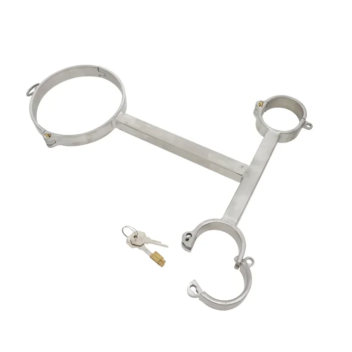 HAND CUFF W/T-STYLE NECK CUFF