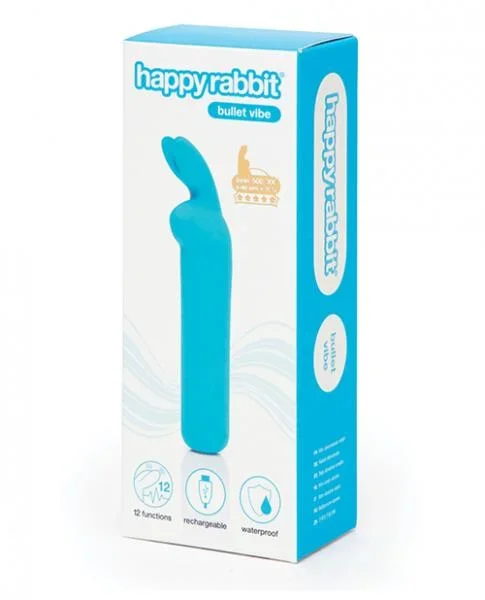 Happy Rabbit Rechargeable Bullet – Blue