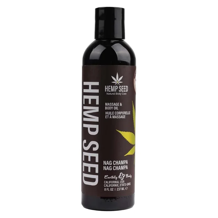Hemp Seed Massage and Body Oil by Earthly Body