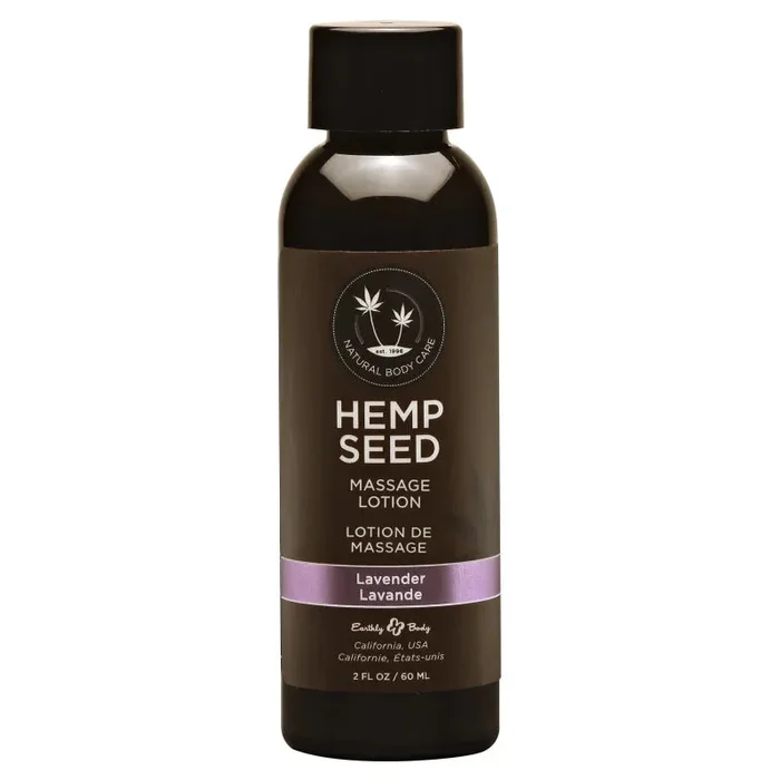 Hemp Seed Massage Lotion – Lavender – 2 Fl. Oz. / 60 ml