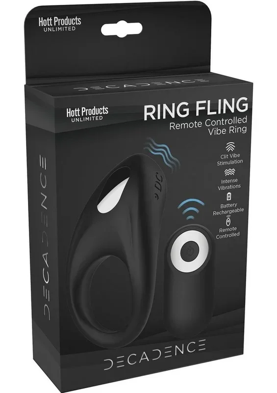 Hott Products Unlimited Decadence Ring Fling Remote