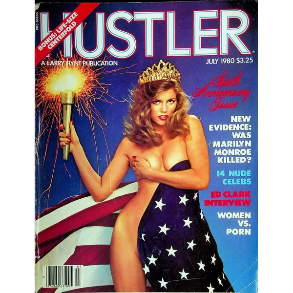 Hustler Magazine 6th Anniversary Issue Ft. Ed Clark July 1980 020525RP