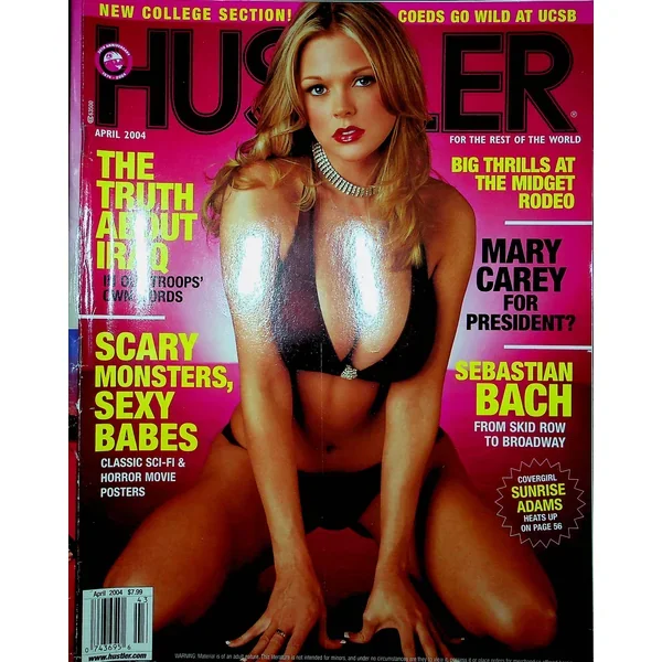 Hustler Magazine Mary Carey & Sunrise Adams April 2004 120522RP