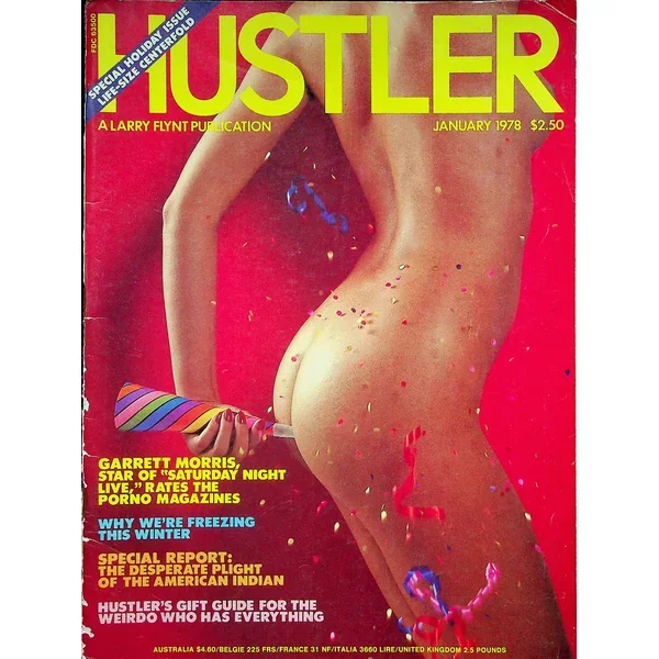 Hustler Magazine Special Holiday Issue Garrett Morris January 1978 071922RP