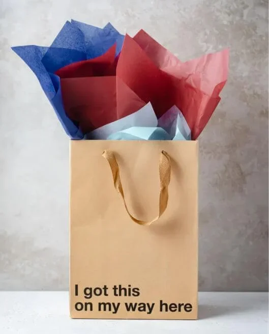“I Got This On My Way Here” Gift Bag