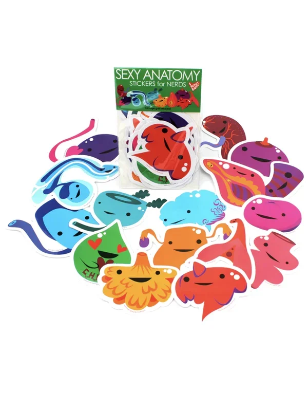 I Heart Guts Sexy Anatomy Stickers