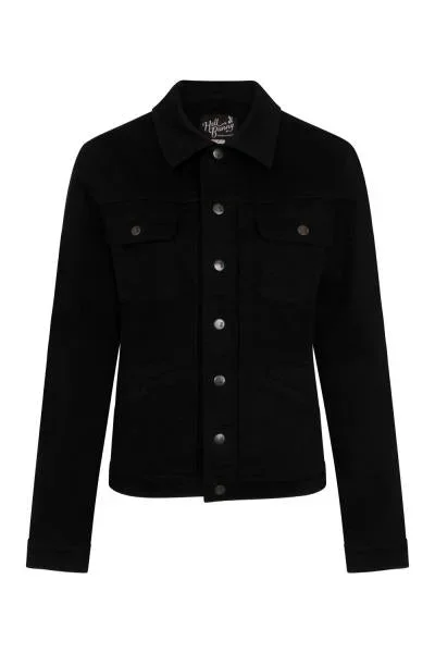 Indiana Denim Jacket – Black –