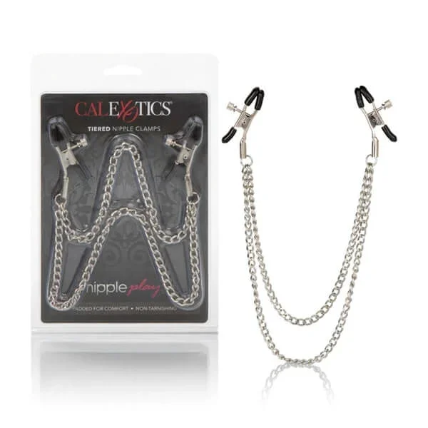 Indulge in Sensual Nipple Play with Tiered Nipple Clamps
