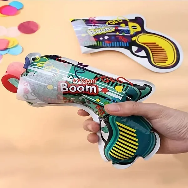 Inflatable Fireworks Gun | Party Toys Confetti Fireworks Handheld Confetti Poppers Multicolor With Novelty Design Party Supplies