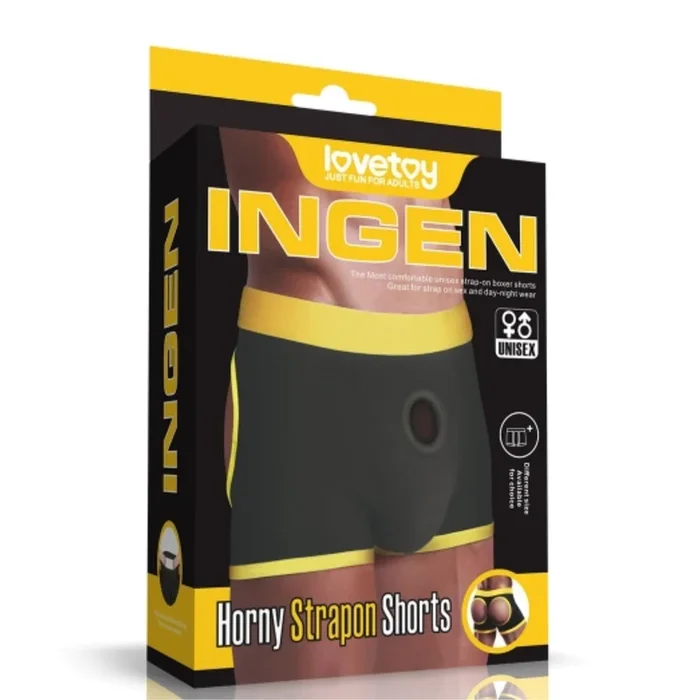 INGEN Unisex Horny Strap-on Shorts