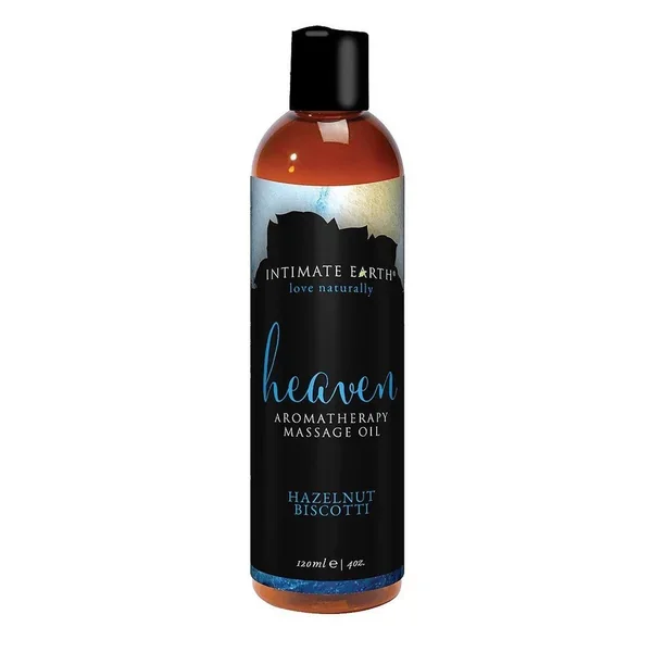 Intimate Earth Heaven Aromatherapy Massage Oil Hazelnut Biscotti