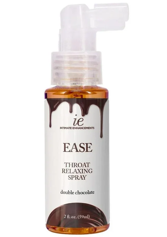 Intimate Enhancements Ease Throat Relaxing Spray 2oz – Double Chocolate