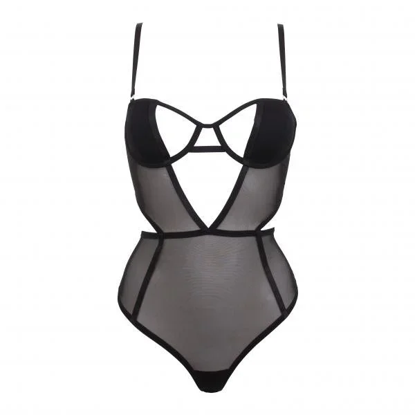 Jana Wired Bodysuit – Black –