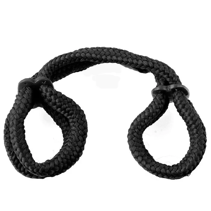 Japanese Silk Love Rope Cuffs – Black