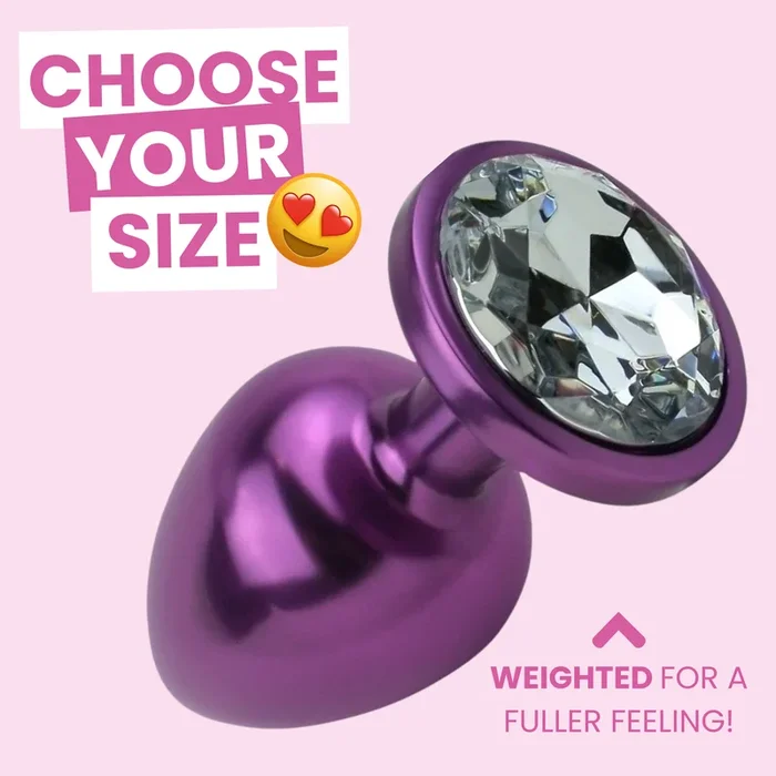 Jeweled Aluminum Anal Plug – A Beautiful Anal Toy!