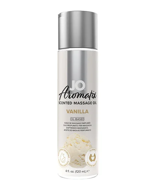 JO Aromatix Vanilla Massage Oil 4 Oz Kissable Vegan Friendly