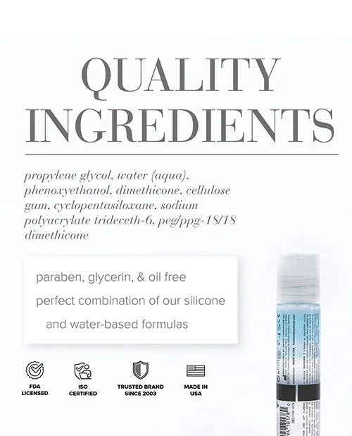 JO Classic Hybrid Lubricant Original 1 Oz Silicone Water Based