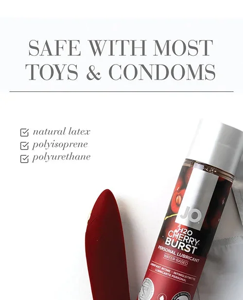 JO H2O Cherry Lubricant 4 Oz Water Based Flavored Lube