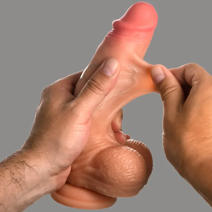 Jock 8″ Realistic Skin Dildo w/ Balls