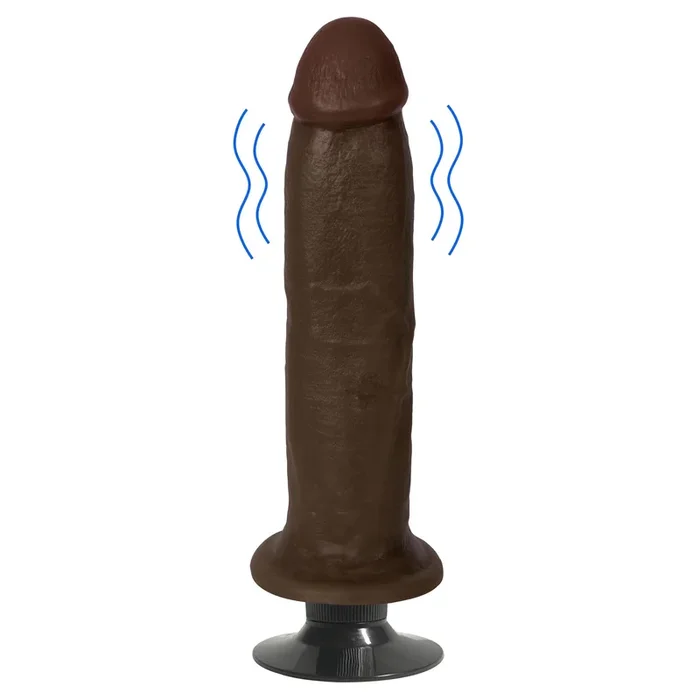 Jock Dark Vibrating Dildo – 8 Inch