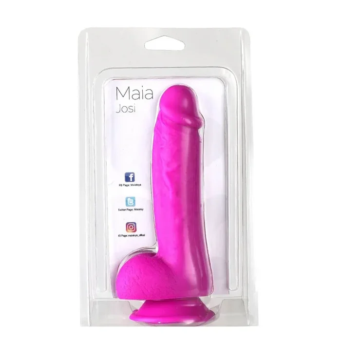 JOSI 8 REALISTIC SILICONE DONG PURPLE “
