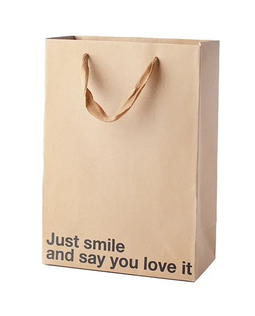 Just Smile and Say You Love It Gift Bag – Pack of 3