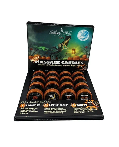 Kama Sutra Halloween Mini Massage Candles Prepack Display – 1.7 oz Display of 16