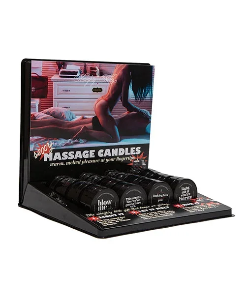 Kama Sutra Mini Massage Candle Prepack – 2 oz Asst. Display of 16
