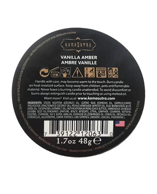 Kama Sutra Sex Magnet Pheromone Massage Candle – 1.7 oz