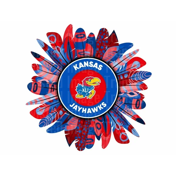 Kansas Jayhawks 20 oz Skinny Straight Tumbler Wrap