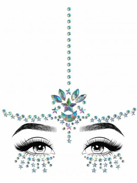 Karma Adhesive Face Jewels Sticker