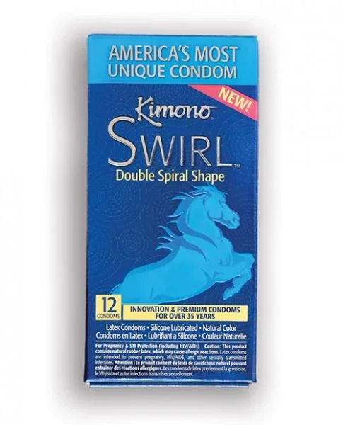 Kimono Swirl Condom – Pack of 12