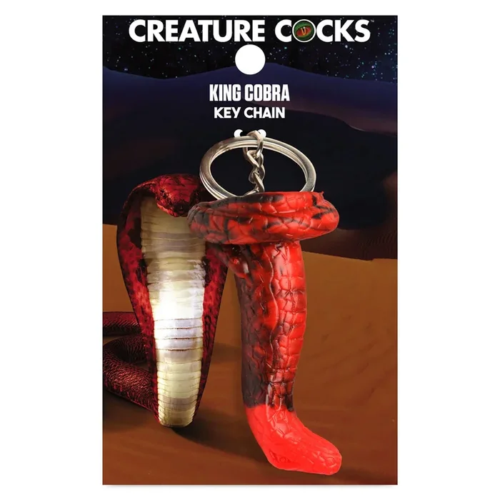 King Cobra Red Keychain Adult Intimacy Accessory Novelty