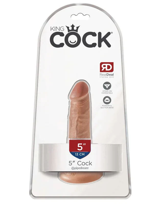 King Cock 5 inches Cock Tan Dildo