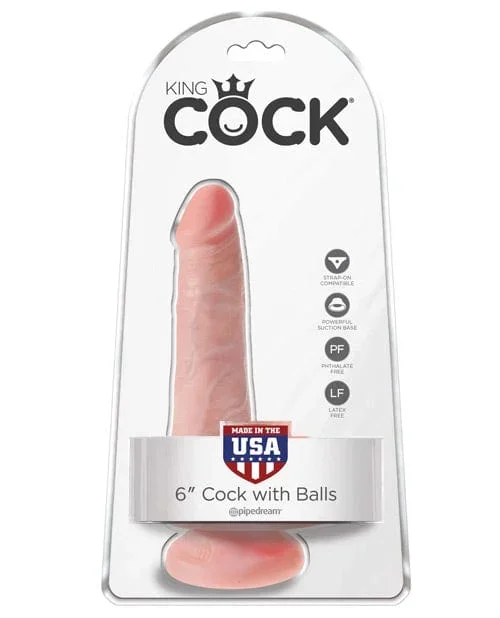 King Cock 6″ Cock with Balls