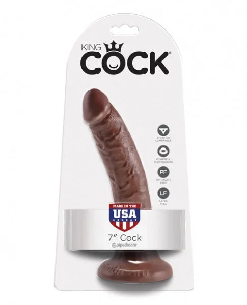 King Cock 7″ Cock – Brown