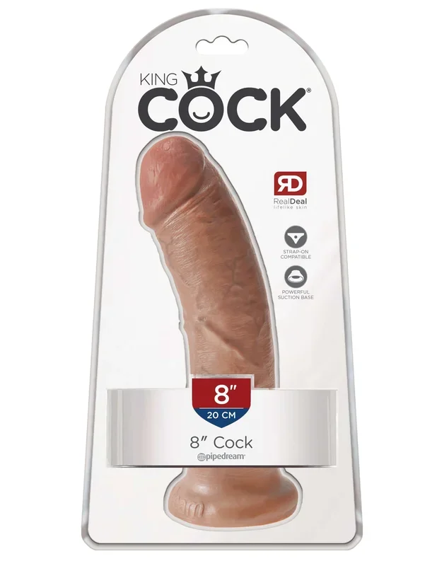 King Cock 8 inches Cock Tan Real Deal RD