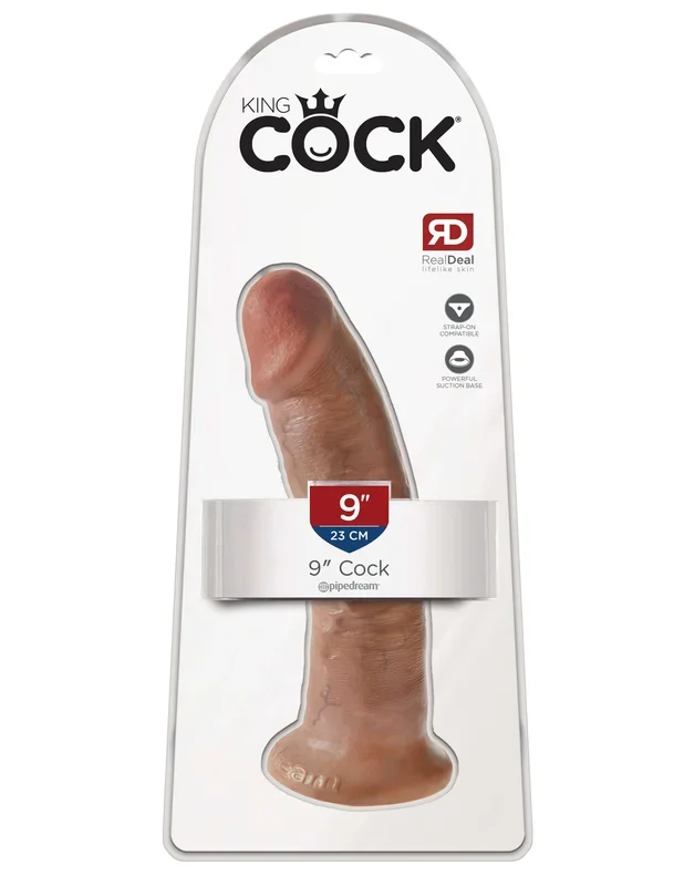 King Cock 9-Inch Tan Dildo – Realistic Pleasure for Unforgettable Experiences