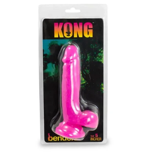 Kong Benderz Dual Density Dong 5 inches Pink