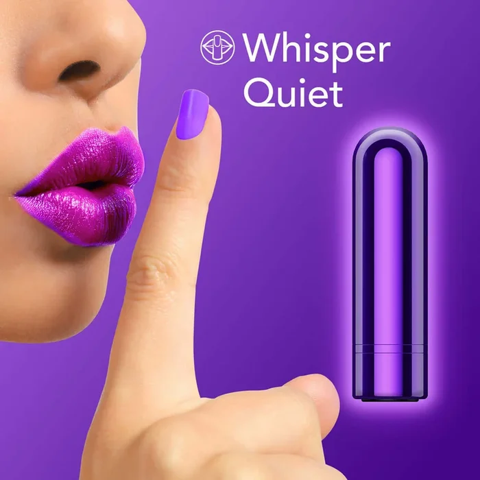 Kool Vibes Rechargeable Mini Bullet Vibrator – Grape | 10 Vibration Modes
