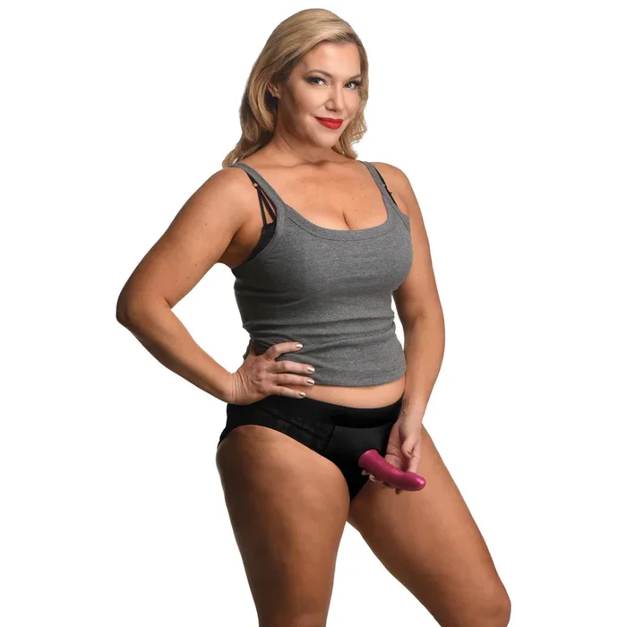 Lace Envy Black Crotchless Panty Harness – 3XL