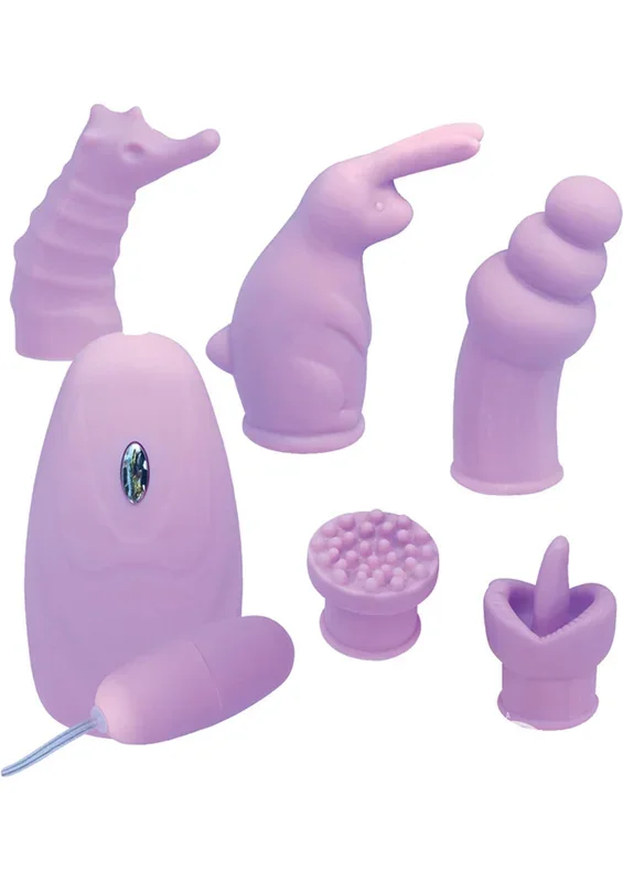 Lavender Elite Collection Vibrating Bullet Sleeves