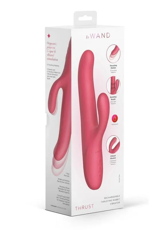 Le Wand Thrust Rechargeable Silicone Clitoral Vibrator