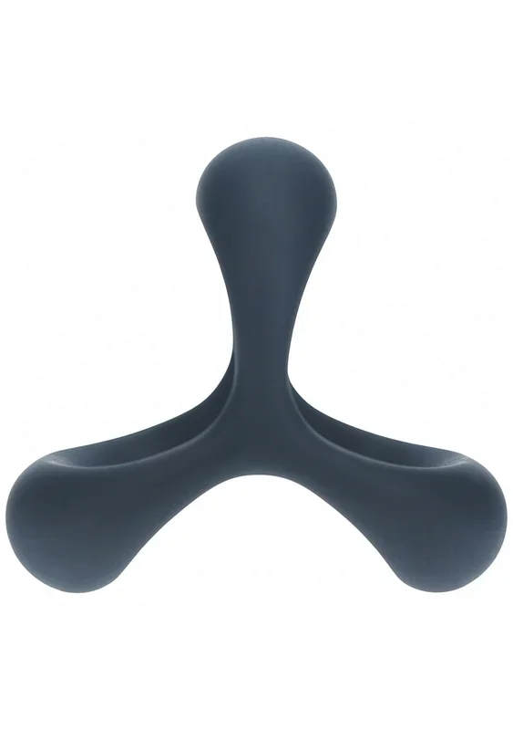 LEVELZ – Tri O Ergo Silicone Cock Ring – Black
