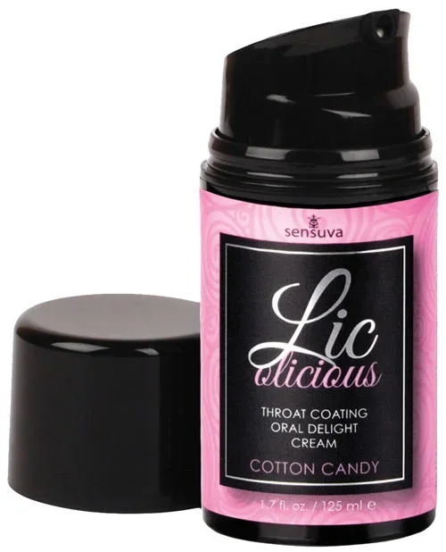 Lic O Licious Oral Delight Cream – 1.7 oz Bottle Cotton Candy